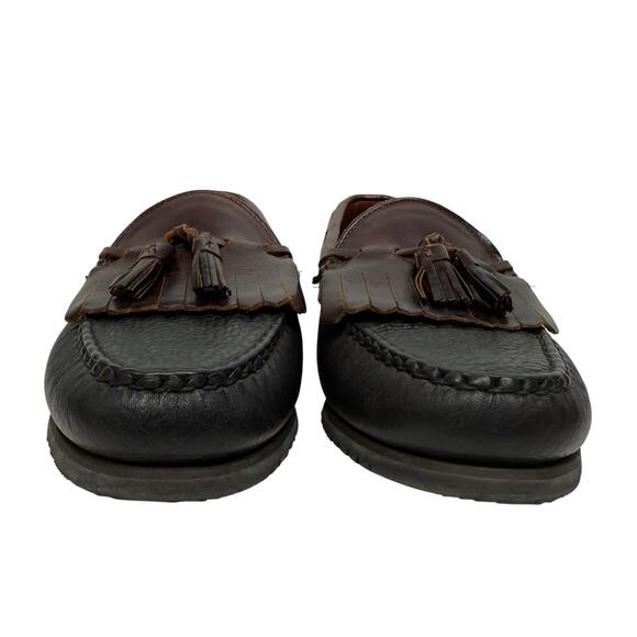 Allen‎ Edmonds Nashua 2 Tone Leather Tassel Kiltie Loafers Size 9 3E Extra Wide - Picture 4 of 12
